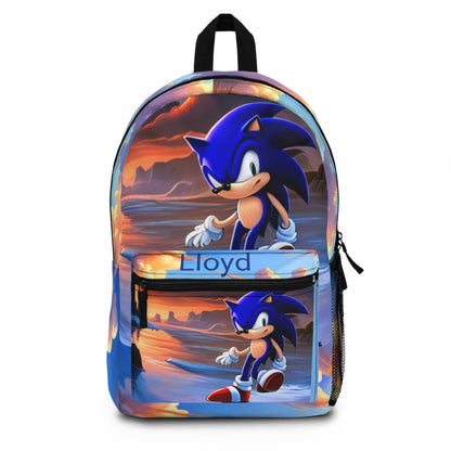 Sonic blue hedgehog Backpack