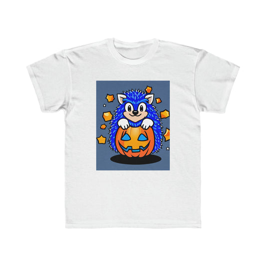 Hedgehog and pumpkin kids t-shirt